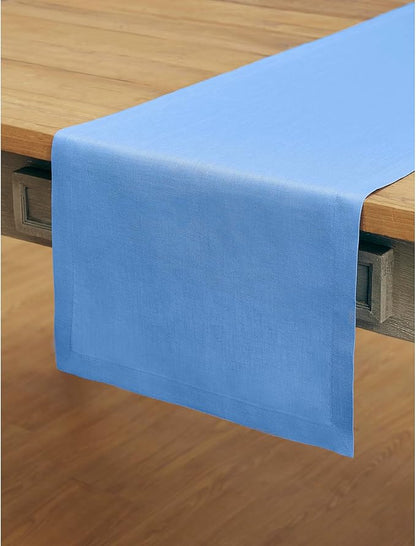 Solino Home Linen Table Runner 72 Inches Long - Image 2