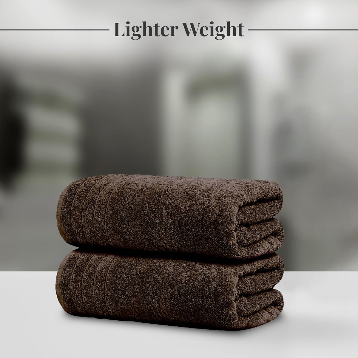 tens towels 4 piece extra large bath towels, close-up detail