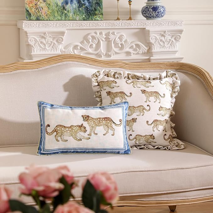 patdrea Designer Lumbar Throw Pillow Covers - Image 7
