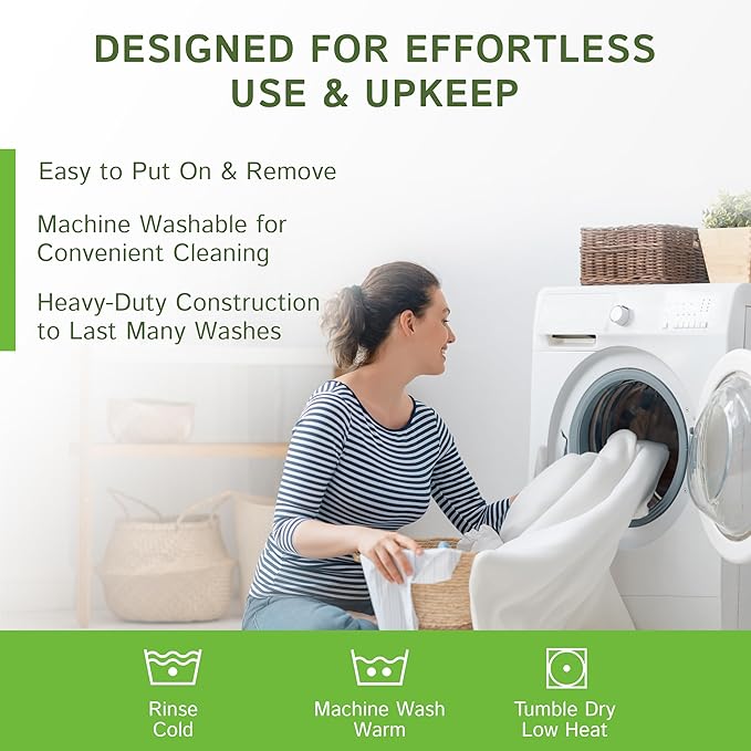 Four Seasons Essentials Full Size Waterproof Mattress Protector - Image 7