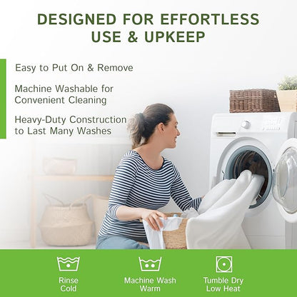Four Seasons Essentials Twin Size Waterproof Mattress Protector - Image 7