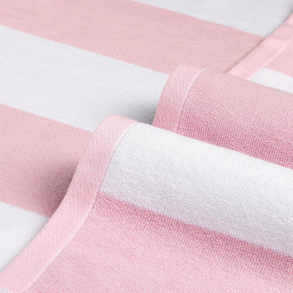 cotton oversized beach towel - 40 x70 inch shown in use