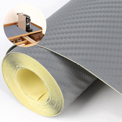 Self-Adhesive Shelf Liner Kitchen Liner, Waterproof Backed Paper Easy Peel and by ChiKiner