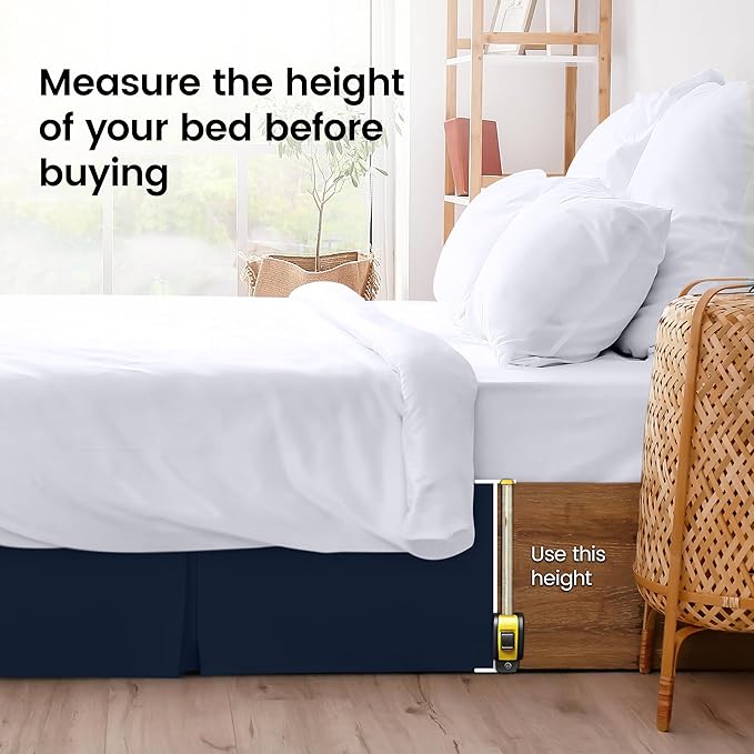 Utopia Bedding King Bed Skirt - Image 4