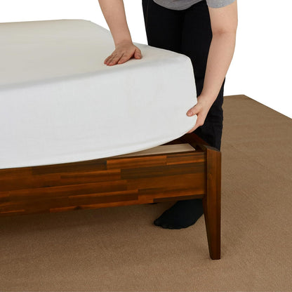 bme dinkee 15" wood full bedframe, no headboard, view 9
