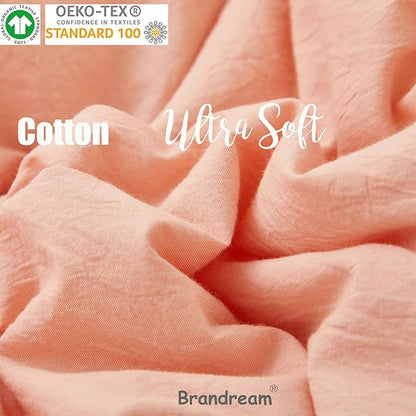 Brandream Boho Bohemian Girl Baby Nursery Crib Bed Skirt 100% Cotton Pleated - Image 2
