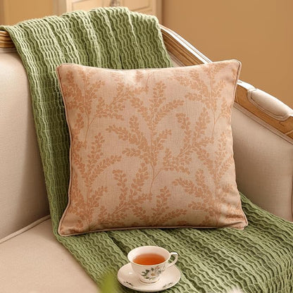 ISAENNE Design Linen Classic Throw Pillow Covers 18"x18", French Farmhouse - Image 2
