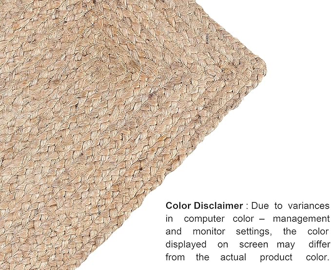 GLAMBURG Farmhouse Jute Burlap Table Runner 36 Inches Long, 13x36 Natural Jute - Image 2