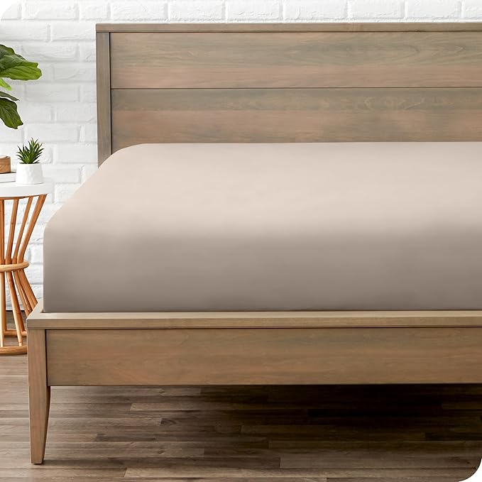 Bare Home Fitted Bottom Sheet Twin Size by BareHome