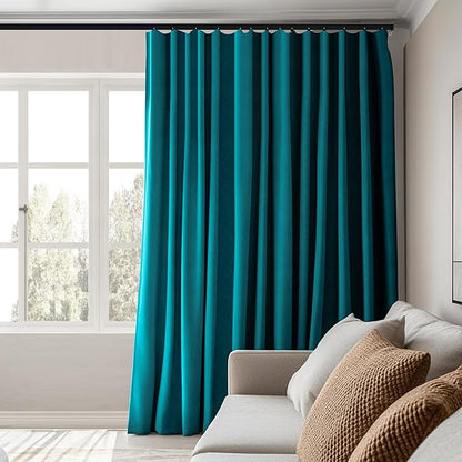 Room Divider Curtains Total Blackout Privacy Curtain Panel Room Thermal - Image 5