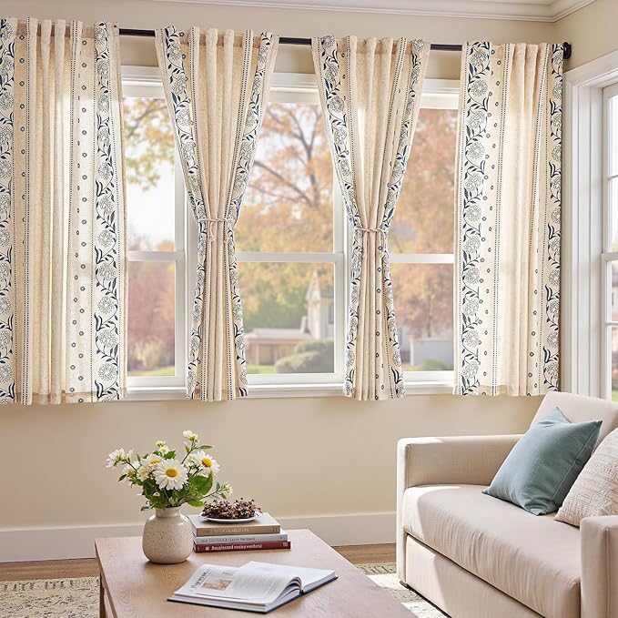 jinchan Winslow Lined Linen Curtains - Image 3