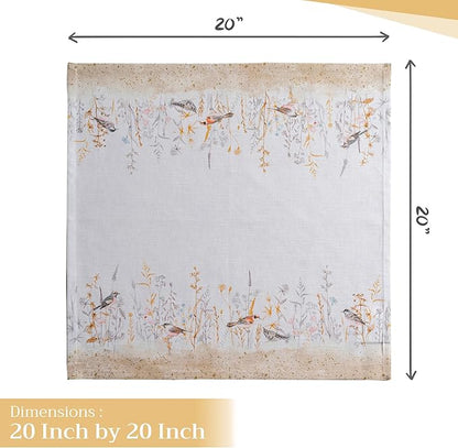 Maison d' Hermine Cloth Napkins Set of 4 100% Cotton Everyday Reusable Square - Image 4