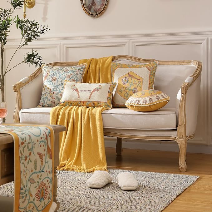 patdrea Linen Decorative Throw Pillow Covers Set Soft Durable Cushion Cases - Image 6