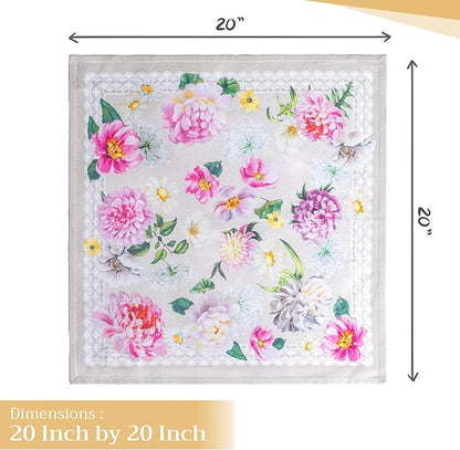 Maison d' Hermine Cloth Napkins Set of 4 100% Cotton Everyday Reusable Square - Image 4