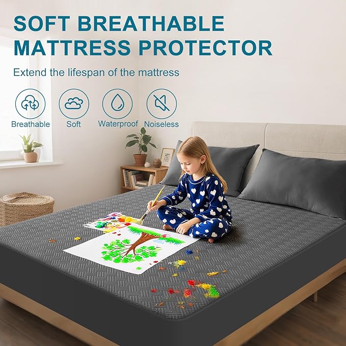 Waterproof Mattress Protector Twin Size - Image 3