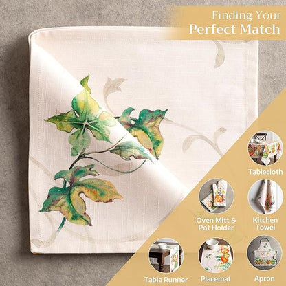 Maison d' Hermine Cloth Napkins Set of 4 100% Cotton - Image 5