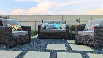 JMGBird Outdoor Lumbar Pillows Pack of 2 Outdoor Decorative Pillows - Image 7