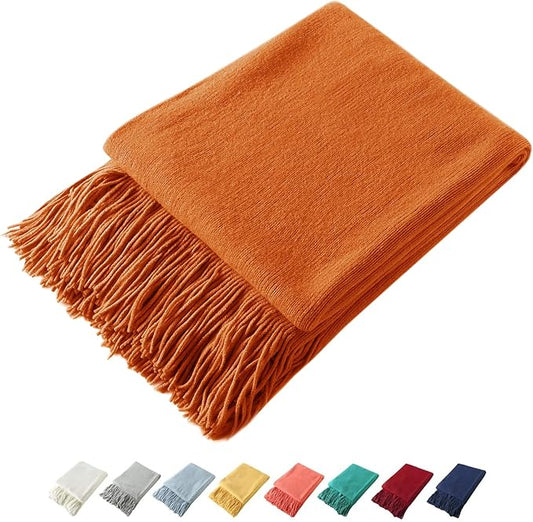 Homiest Decorative Knitted Throw Blanket by Homiest