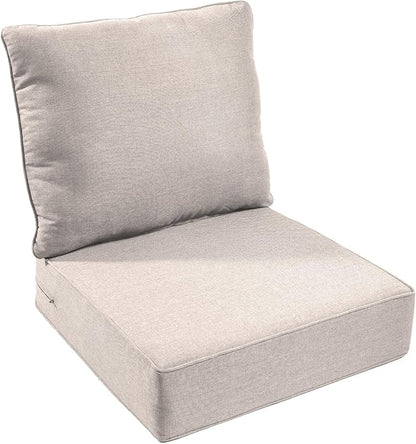 Outdoor Chair Cushion Set, 24x24 Waterproof Patio Chair Cushions, Include 1 by moosprr
