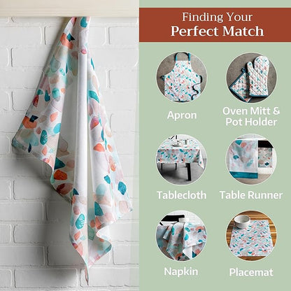 Maison d' Hermine Kitchen Towels Set of 3 100% Cotton 27.50" x 20" Reusable - Image 5