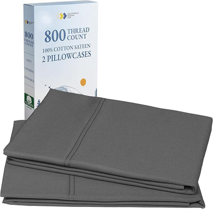 Heirloom Soft, Smooth & Thick Certified 800 Thread Count 100% Cotton Sateen by CaliforniaDesignDen