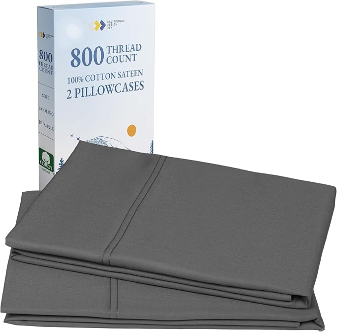 Heirloom Soft, Smooth & Thick Certified 800 Thread Count 100% Cotton Sateen by CaliforniaDesignDen