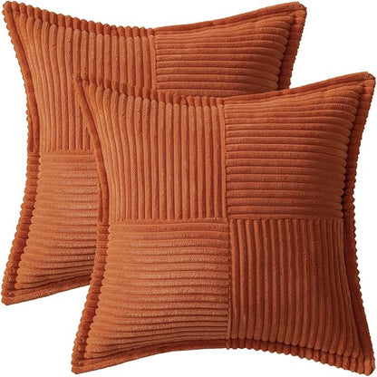MIULEE Rust Decorative Throw Pillow Covers - Image 6