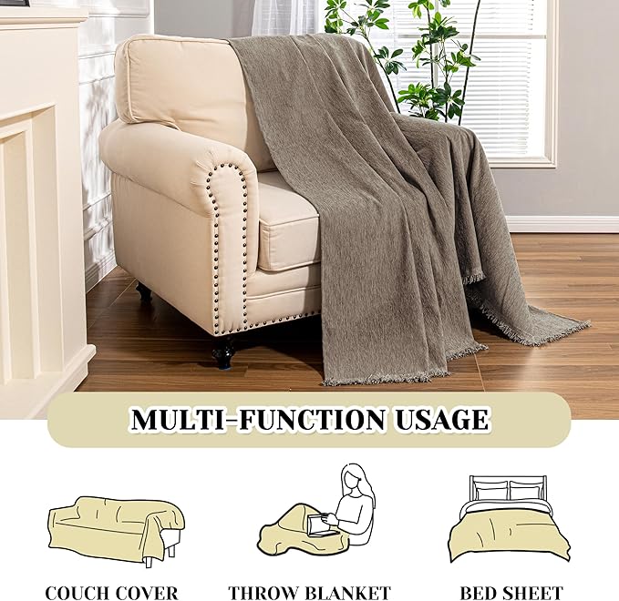 MEETSKY Small Couch Cover Oversized Armchair Sofa Cover Washable - Image 7
