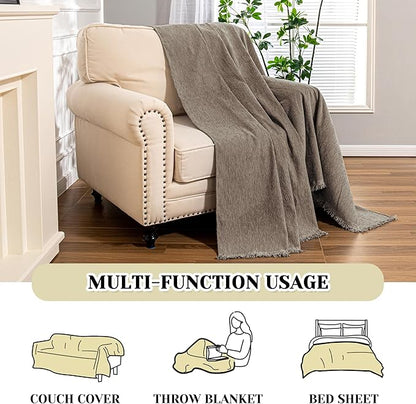 MEETSKY Small Couch Cover Oversized Armchair Sofa Cover Washable - Image 7