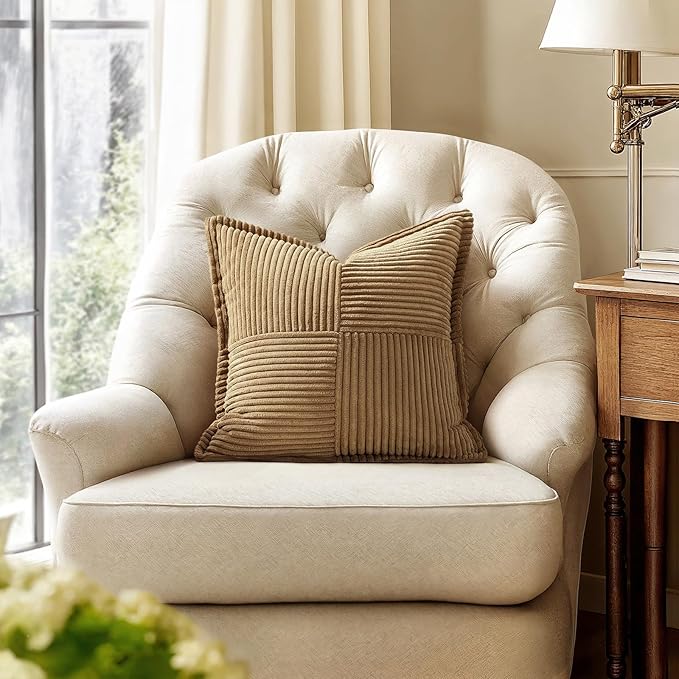 MIULEE Decorative Euro Sham Throw Pillow Covers - Image 4