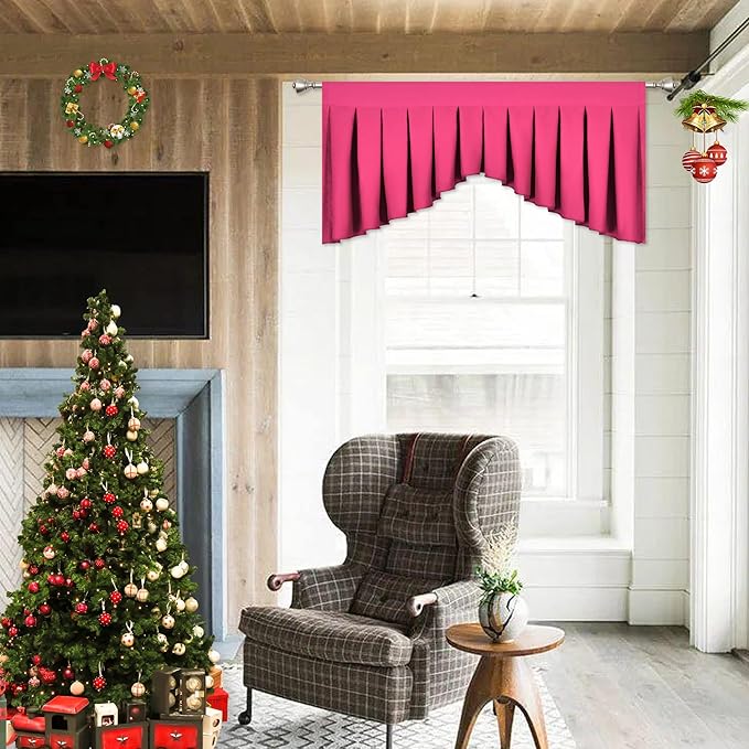 Fuchsia Valances for Windows by OYRING