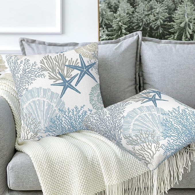 Watercolor Floral Throw Pillow Covers Set of 2 Abstract Butterflies Pillow - Image 5