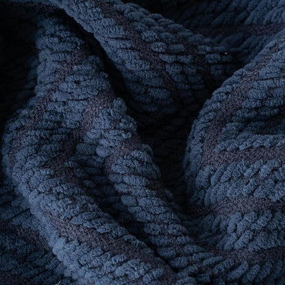 BATTILO HOME Navy Blue Throw Blanket - Image 6