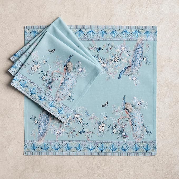 Maison d' Hermine Napkin 100% Combed Cotton Premium Set of 4 Decorative - Image 6