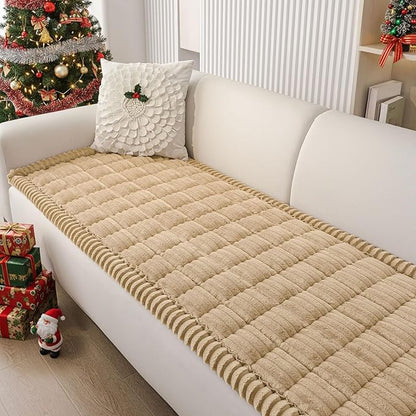 Smiry Couch Cover for Dogs Washable, Non Slip Fuzzy Pet Couch Covers for 3 by Smiry