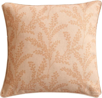 ISAENNE Design Linen Classic Throw Pillow Covers 18"x18", French Farmhouse by Isaennehomedecoration