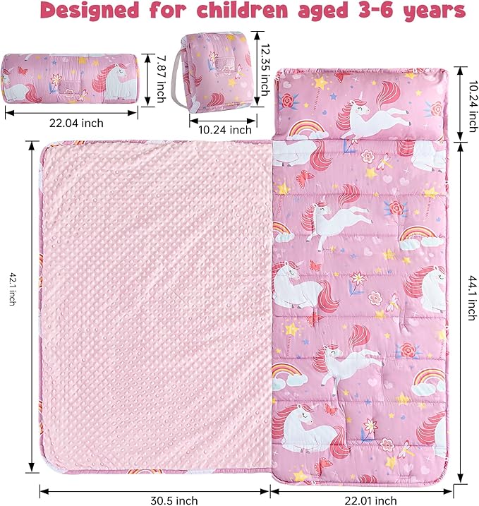DJY Toddler Nap Mat, Kid Slumber Bag - Image 2