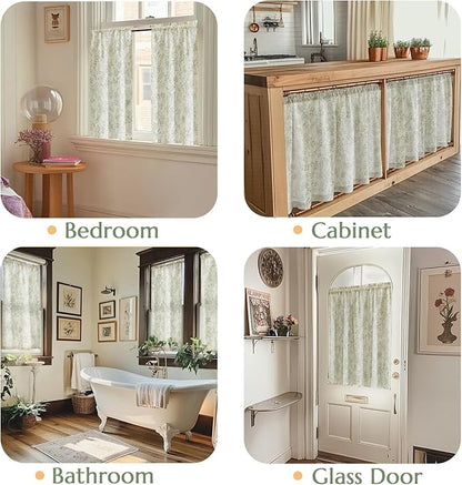 jinchan Floral Kitchen Curtains - Image 4