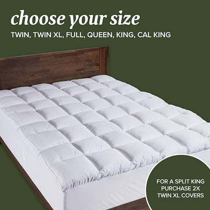 Beckham Hotel Collection Twin Size Hybrid Mattress Pad & Protector - Image 8