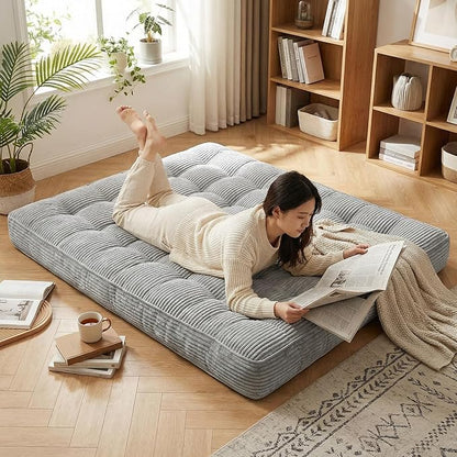 63 Inch Folding Sofa Bed Convertible Chair, 2-in-1 Convertible Boneless Sofa - Image 5