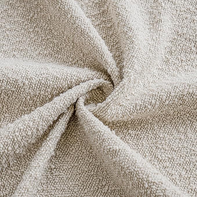 Foindtower Set of 2, Decorative Textured Boucle Throw Pillow Covers Accent - Image 3