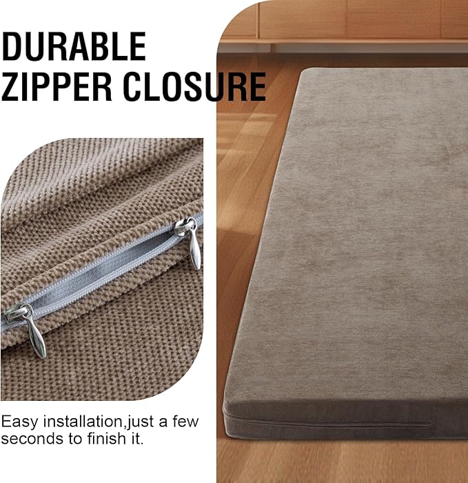 H.VERSAILTEX Twin Size Armless Futon Mattress Covers - Image 4