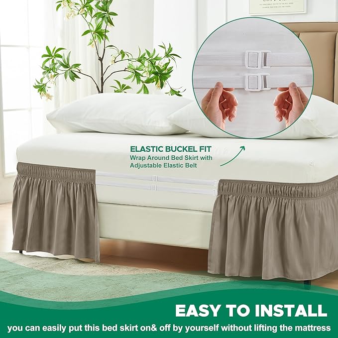 Biscaynebay Wrap Around Bed Skirts - Image 5