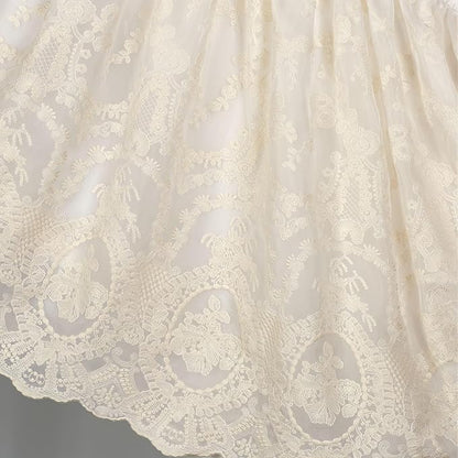 Cameo Lace Luxury Washable Polyester Bedding | Vintage | Pearl Scroll Leaf - Image 5