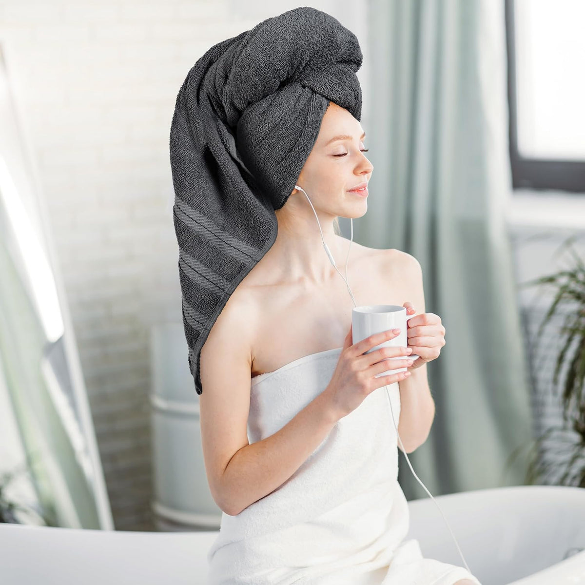 utopia towels 4 pack xl bath towels, 30x60, main product view