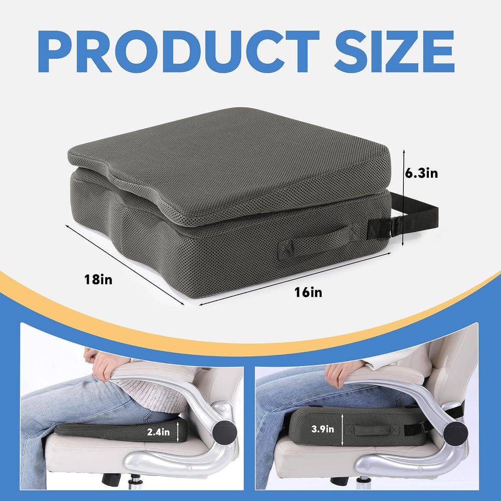 BALAPET Adjustable Thick Seat Cushion to Raise Height, Ergonomic Hip Cushion ...