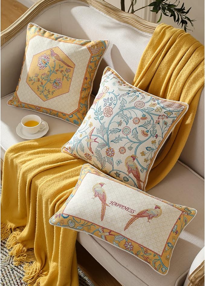 patdrea Linen Decorative Throw Pillow Covers Set Soft Durable Cushion Cases - Image 4