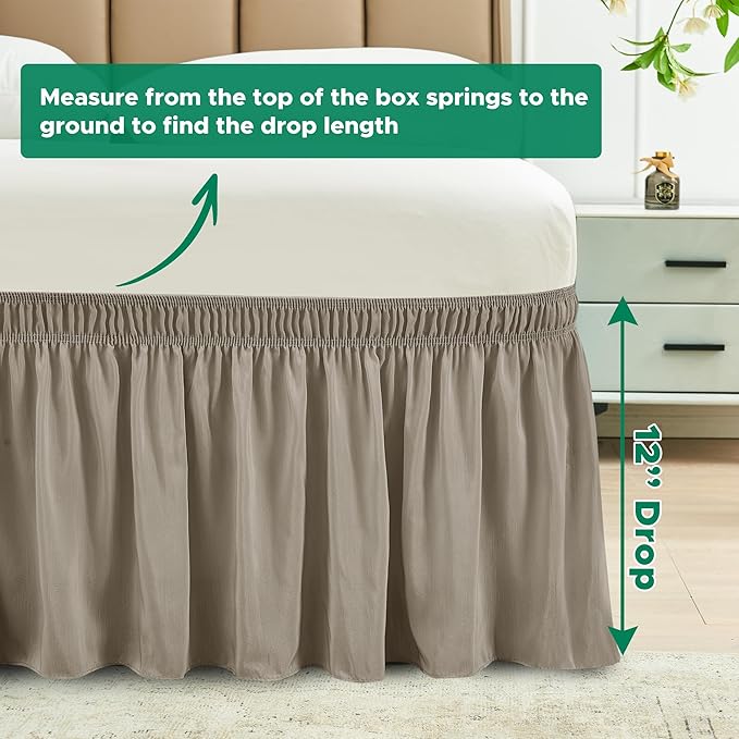Biscaynebay Wrap Around Bed Skirts - Image 3
