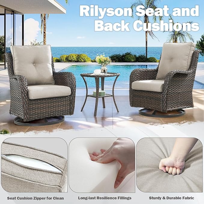 Rilyson Patio Cushions for Outdoor Furniture - Image 5