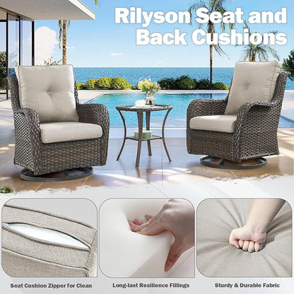 Rilyson Patio Cushions for Outdoor Furniture - Image 5
